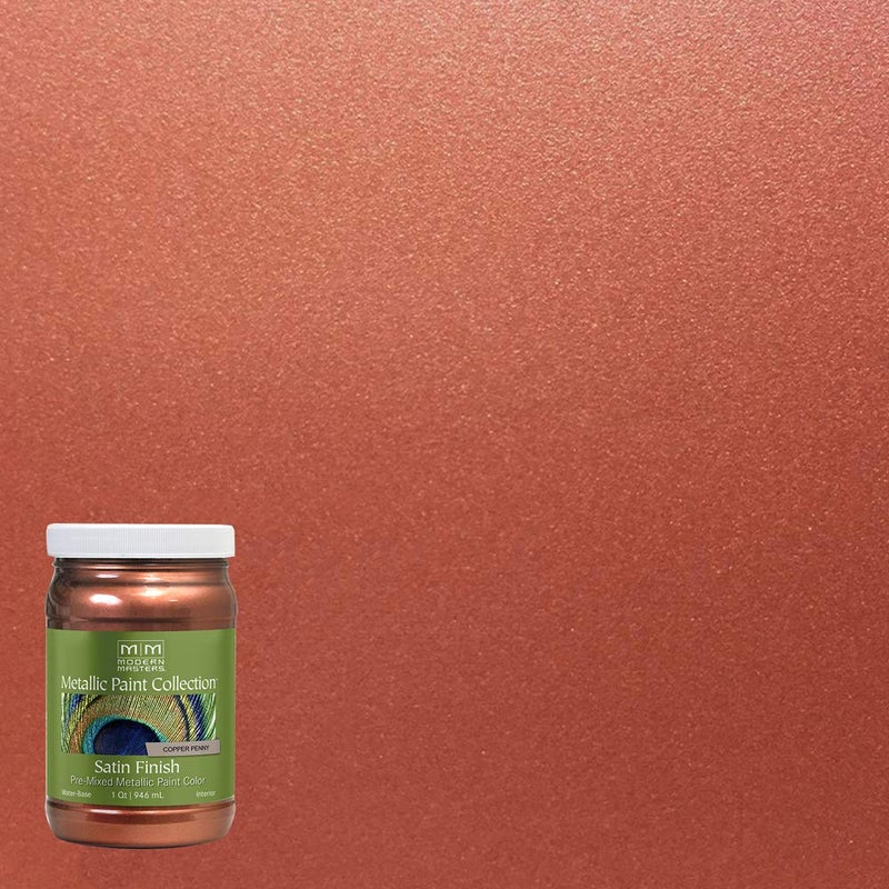 Modern Masters qt Modern Masters ME579 Copper Penny Metallic Paint Collection, Satin Water-Based Decorative Metallic Paint - Image 2